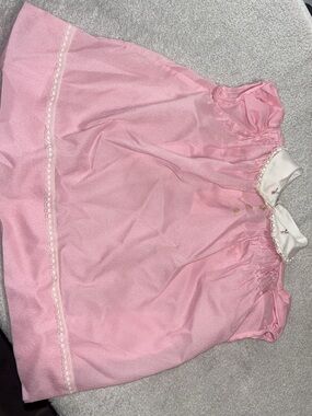 Source Unknown Pink and White Girls' Formal Dress